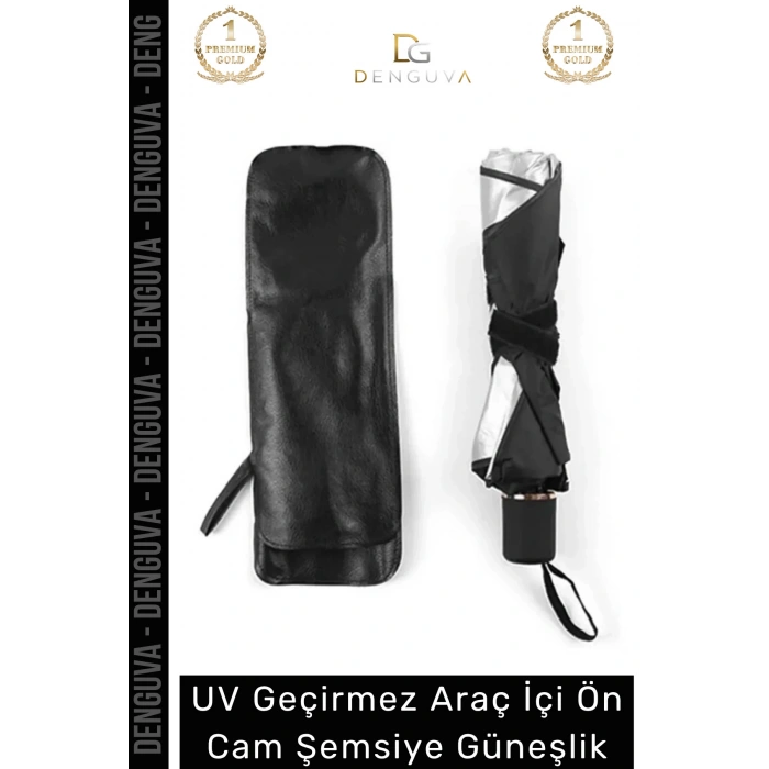 #CamGüneşlik Titanyum Gümüş Kaplı UV Koruyucu Isı Yalıtımlı Katlanır Araç Ön Cam Şemsiye Güneşlik