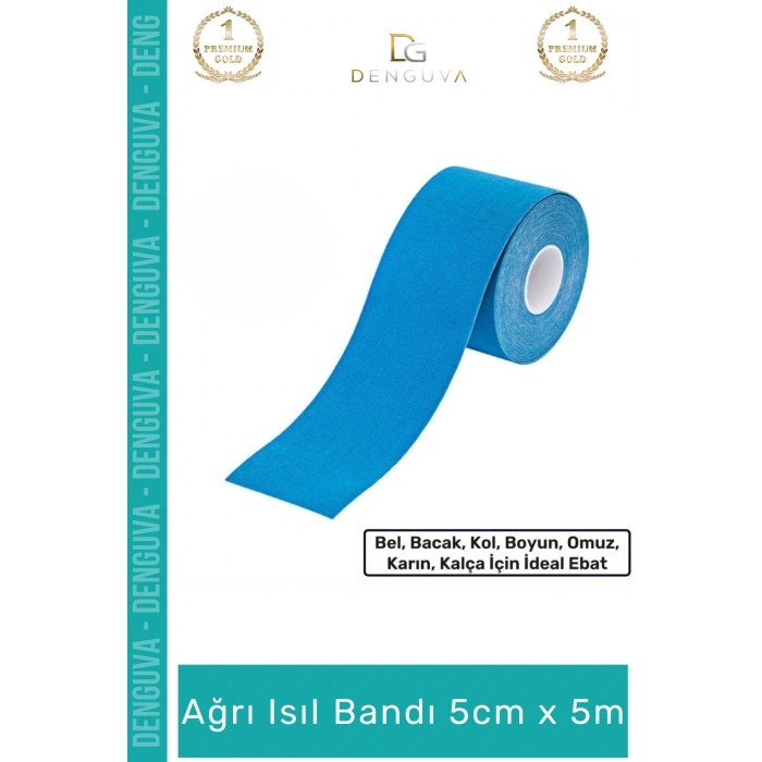 #IsılBandı Kırmızı Kore Ginseng Glukozamin Gümüş İyon Vitamin Etkili Kalça Ağrı IsıI Bandı 5cm x 5m