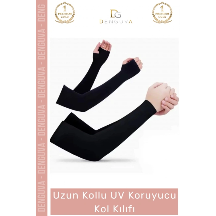 #KolKılıfı Uzun Kollu Ter Emici Esnek Sporcu Bisiklet Koşu Outdoor Güneş Koruma UV Koruyucu Kol Kılıfı