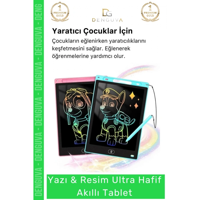 #BoyamaTableti 8.5 İnç LCD Grafik Dijital Çizim Not Kalemli Yazı Tahtası Boyama Resim Akıllı Tablet