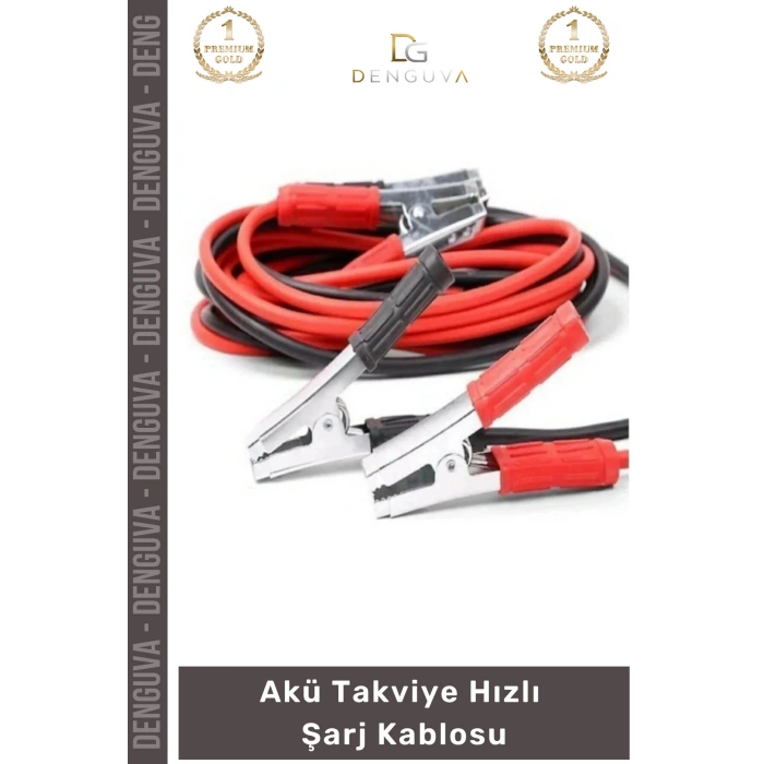 #AküTakviye Bakır Kalın 1200 Amper Güçlü Profesyonel Oto Araç Akü Takviye Hızlı Şarj Kablosu