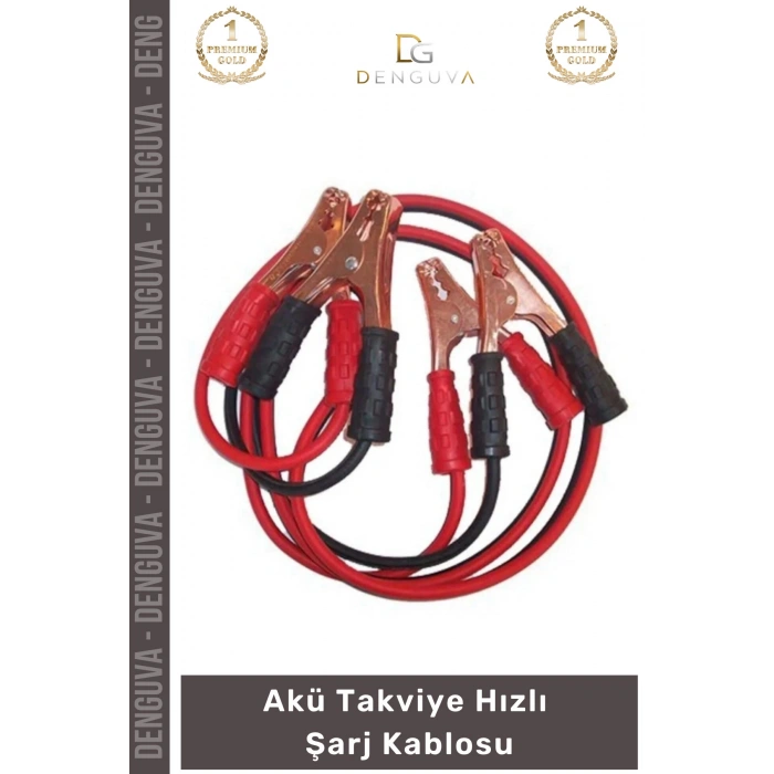 #AküTakviye Bakır Kalın 1200 Amper Güçlü Profesyonel Oto Araç Akü Takviye Hızlı Şarj Kablosu