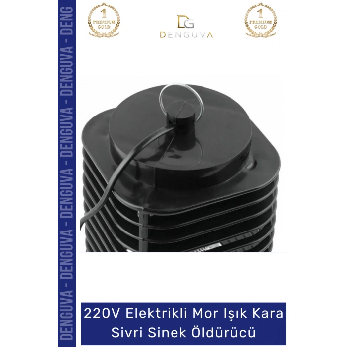 #SinekKovucu 220V Elektrikli Etkili Pratik Gece Lambalı Sivrisinek Kıran Haşere Kovucu Mor Işık Kara