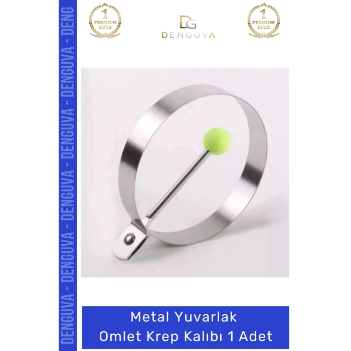 #Omlet Kalıbı Yanmaz Yapışmaz Paslanmaz Mutfak Gereci Şık Kahvaltılık Metal Yuvarlak Omlet Krep Kalıbı