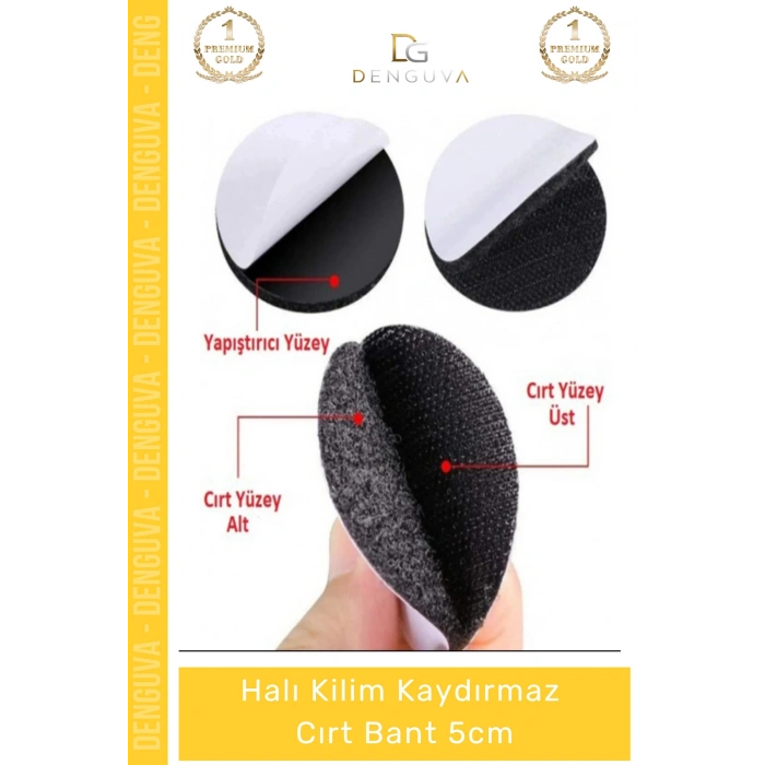 #HalıKaydırmaz Halı Kaydırmaz Pedi Zemin Tutucu Kilim Sabitleyici Yapışkanlı Yıkanabilir 10 Adet Cırt Bant