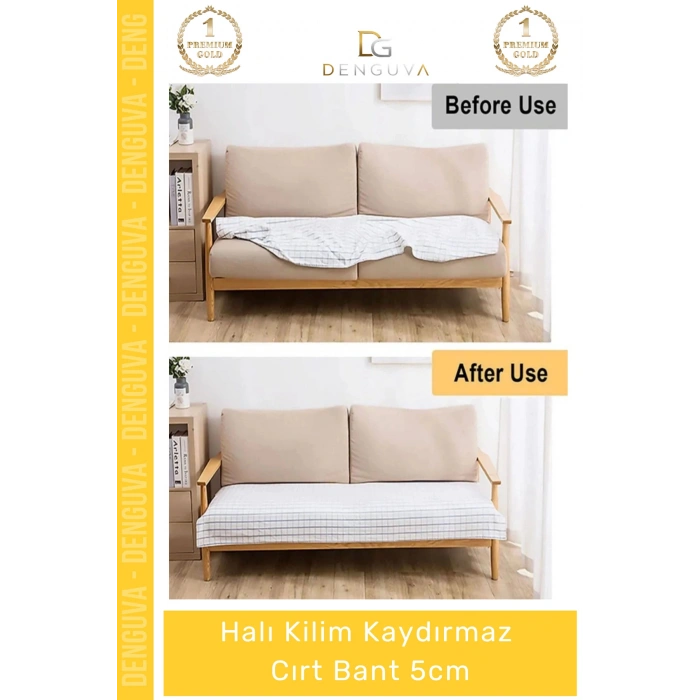 #HalıKaydırmaz Halı Kaydırmaz Pedi Zemin Tutucu Kilim Sabitleyici Yapışkanlı Yıkanabilir 10 Adet Cırt Bant