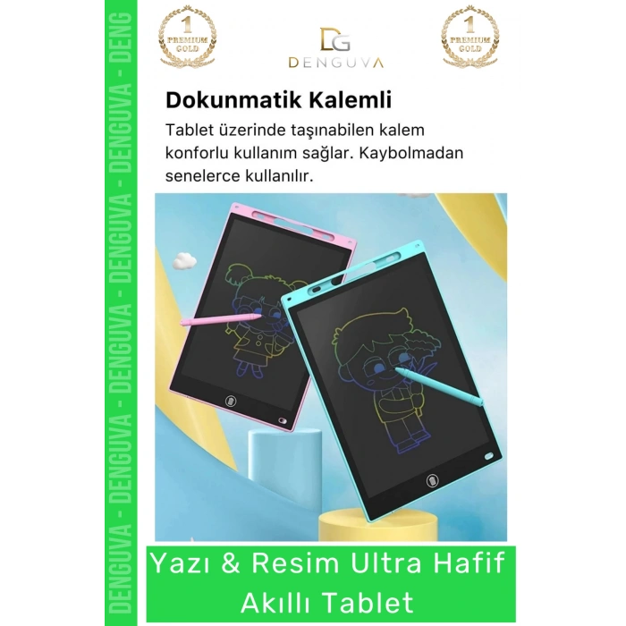 #AkıllıTablet LCD Grafik Çizim Not Yazma Silinebilir Dijital Yazı Tahtası Resim Akıllı Tablet 8,5 Inç