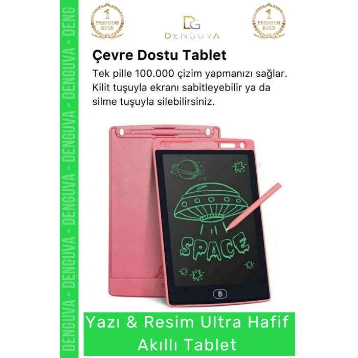 #AkıllıTablet LCD Grafik Çizim Not Yazma Silinebilir Dijital Yazı Tahtası Resim Akıllı Tablet 8,5 Inç