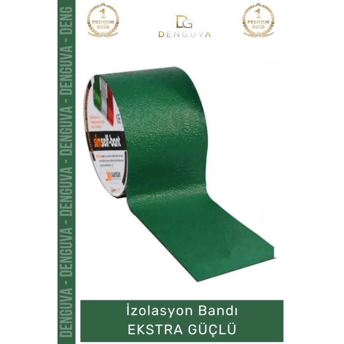 #İzolasyonBandı Çok Amaçlı Yeşil Suya Dayanıklı Montaj Güçlendirme İzolasyon Bandı 48mm x 10m 1 Adet