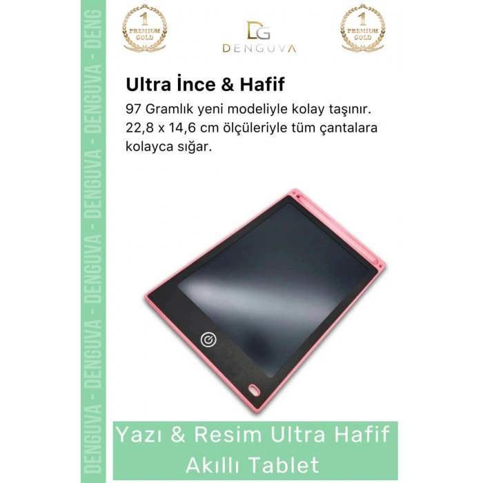 #AkıllıTablet Lcd Grafik Dijital Yazı Çizim Tahtası Not Tutma Kalemli Resim Akıllı Tablet 8,5 Inç