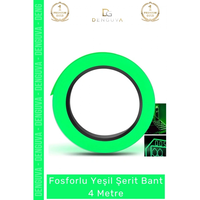 #FosforluBant Işıldayan Photoluminescent İş Güvenliği Acil Çıkış Yönlendirme Fosforlu Yeşil Şerit Bant
