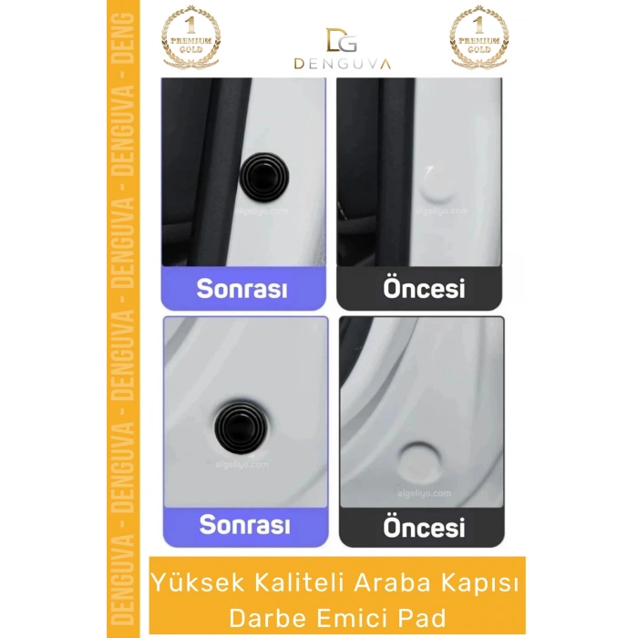 #KoruyucuPad Araba Kapı Bagaj Kenar Koruyucu Ses Kesici Silikon Oto Aksesuar Darbe Emici Pad Seti