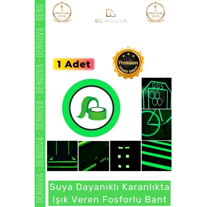 #ReflektörBant Fosforlu Yeşil Fotolümen Acil Çıkış Güvenlik Şeridi Kendinden Yapışkanlı Reflektör Bant