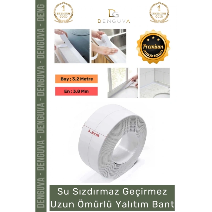 #İzolasyonBant Su Sızdırmaz Lavabo Küvet Kenar Bandı İthal Mutfak Banyo Önleyici 3.2m İzolasyon Bant