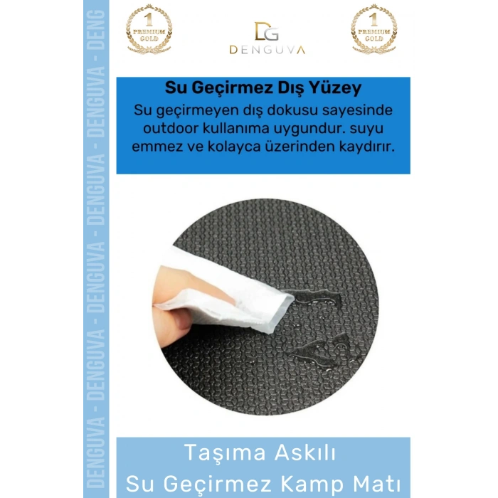 #YogaMatı Taşıma Askılı Dayanıklı Konfor Serisi Pilates Yoga Fitness Kaymaz Uyku Matı Yer Minderi