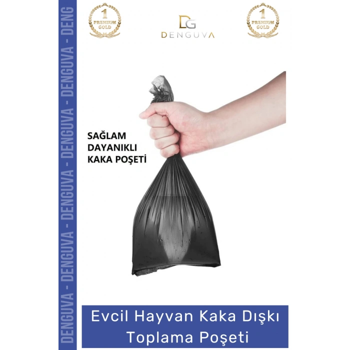 #KakaPoşeti Köpek Kaka Poşeti Sızdırmaz Dayanıklı Hijyenik Evcil Hayvan Malzemesi 4 Paket 60 Adet Rulo