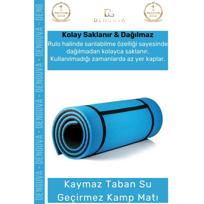 #YogaMatı Taşıma Askılı Dayanıklı Uzun Ömürlü Konfor Pilates Matı Yer Minderi 16 mm
