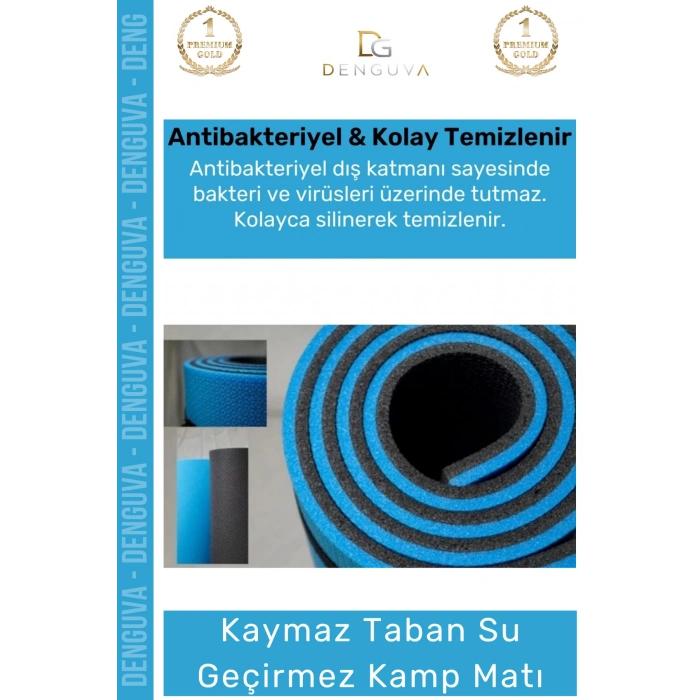 #YogaMatı Taşıma Askılı Dayanıklı Uzun Ömürlü Konfor Pilates Matı Yer Minderi 16 mm