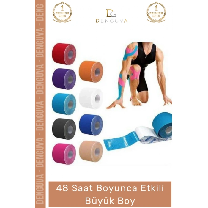 #IsılBandı Kırmızı Kore Ginsengli Glukozamin Gümüş İyonlu Güçlü Etkili Ağrı IsıI Bandı 5cm x 5m