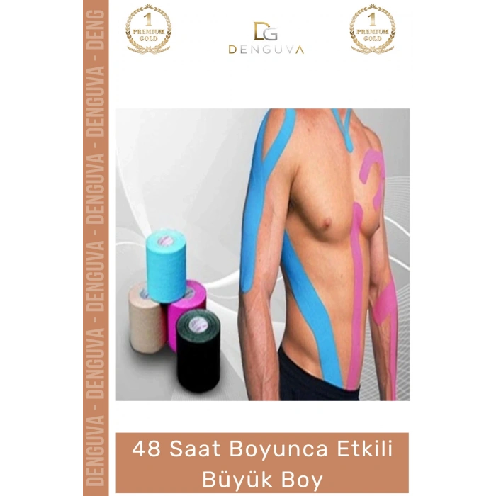 #IsılBandı Kırmızı Kore Ginsengli Glukozamin Gümüş İyonlu Güçlü Etkili Ağrı IsıI Bandı 5cm x 5m