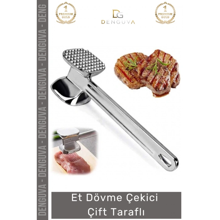 #EtÇekici Alüminyum Alaşım Profesyonel Mutfak Pratik Dayanıklı Sağlam Et Dövme Çekici Çift Taraflı