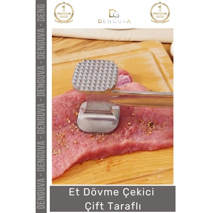 #EtÇekici Alüminyum Alaşım Profesyonel Mutfak Pratik Dayanıklı Sağlam Et Dövme Çekici Çift Taraflı