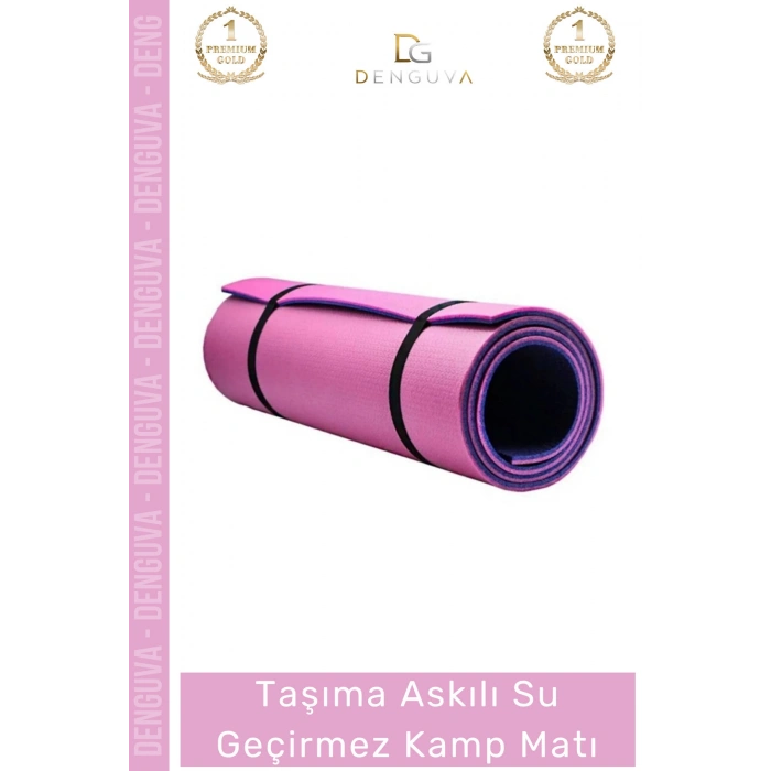 #YogaMatı Taşıma Askılı Dayanıklı Konforlu Pilates Yoga Fitness Spor Minderi 16mm Kamp Matı