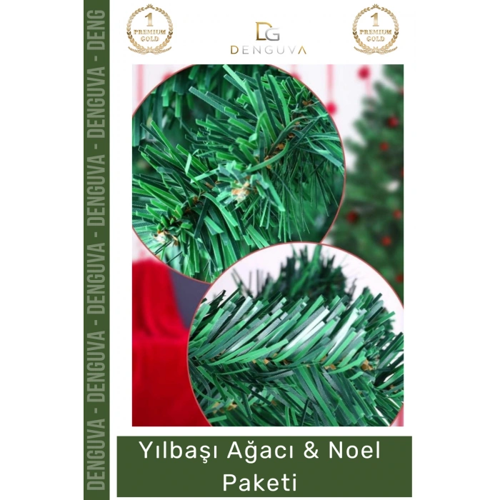 #NoelPaketi Yılbaşı Çam Ağacı Ev Ofis Dekorasyonu Kaliteli Sık Dallı Noel Paketi 150 Cm 220 Dal
