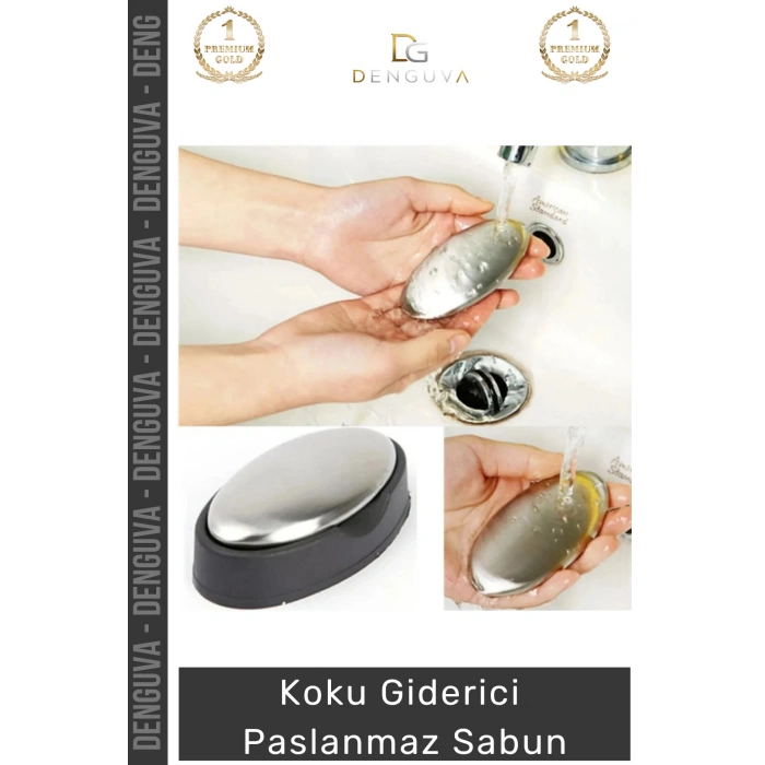 #MetalSabun Paslanmaz Çelik Soğan Sarımsak Balık El Yıkama 304 Kalite Koku Giderici Metal Sabun