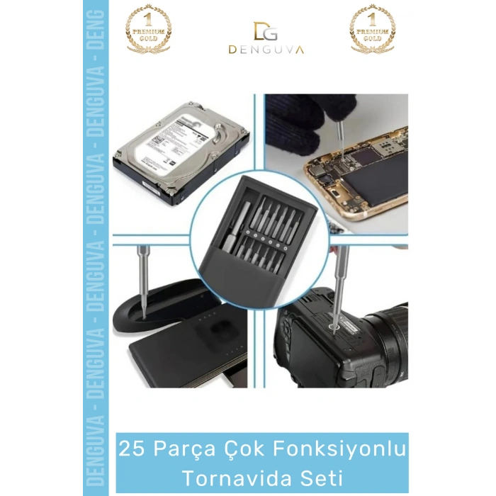 #TornavidaSeti Elektronik Metal Hassas Onarım Teknik Servis Takımı Kutulu 25 Parça Tornavida Seti