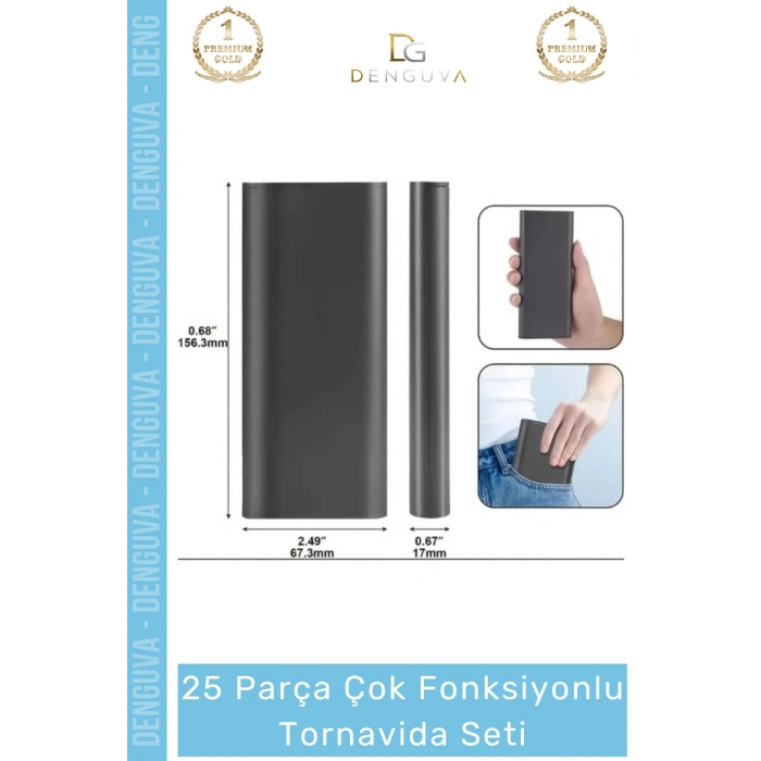 #TornavidaSeti Elektronik Metal Hassas Onarım Teknik Servis Takımı Kutulu 25 Parça Tornavida Seti