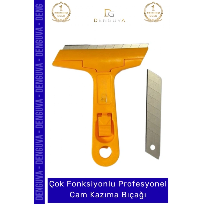 #KazımaBıçağı 100mm Profesyonel Cam Zemin Sıyırma Derz Boya Kazıma Bıçağı 2 Adet Yedek Bıçak Hediyeli