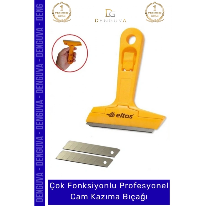 #KazımaBıçağı 100mm Profesyonel Cam Zemin Sıyırma Derz Boya Kazıma Bıçağı 2 Adet Yedek Bıçak Hediyeli
