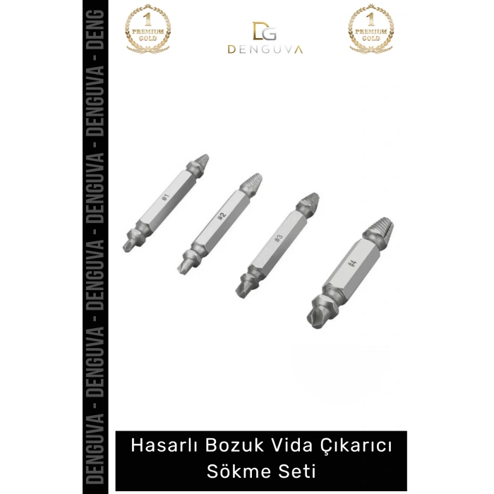 #VidaÇıkarıcı Matkap Uyumlu Paslanmaz Çelik Yalama Vida Çıkarıcı Pratik Aparat Hasar Görmüş Vida Sökme