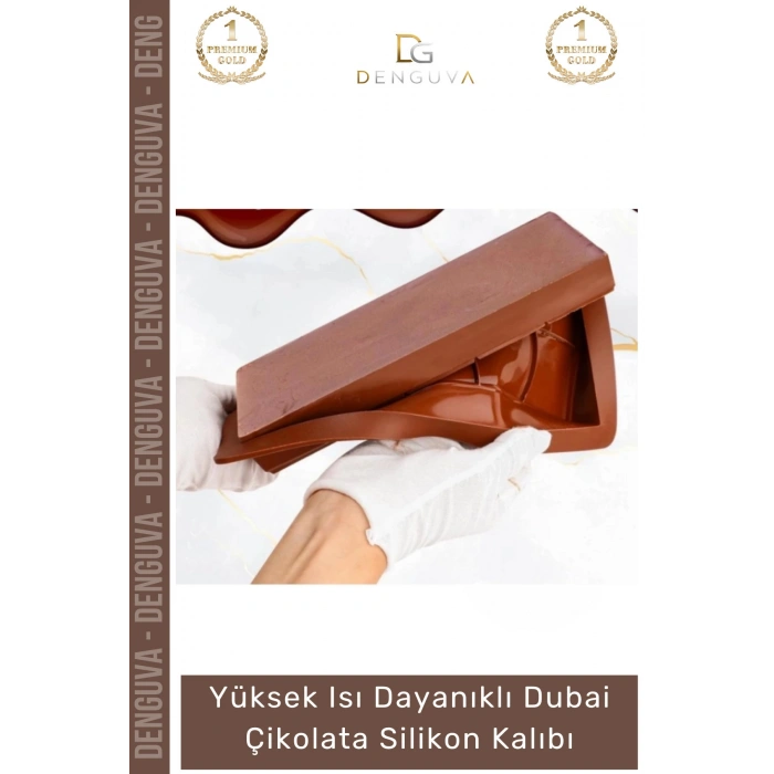 #ÇikolataKalıbı Esnek Kaliteli Profesyonel Mutfak Tasarım Isı Dayanıklı Dubai Çikolata Silikon Kalıbı - 1 Adet