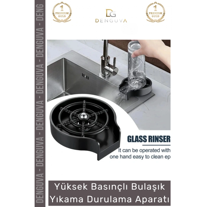 #YıkamaAparatı Bardak Temizleme Lavabo İçi Hızlı Cam Durulayıcı Otomatik Bulaşık Yıkama Durulama Aparatı