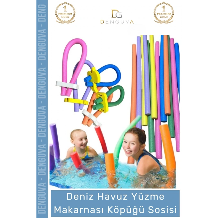 #YüzmeKöpüğü Pratik Katlanabilir Havuz Yüzme Makarnası Köpüğü Sosisi - 1 Adet