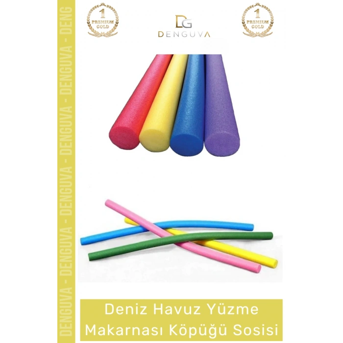 #YüzmeKöpüğü Pratik Katlanabilir Havuz Yüzme Makarnası Köpüğü Sosisi - 2 Adet