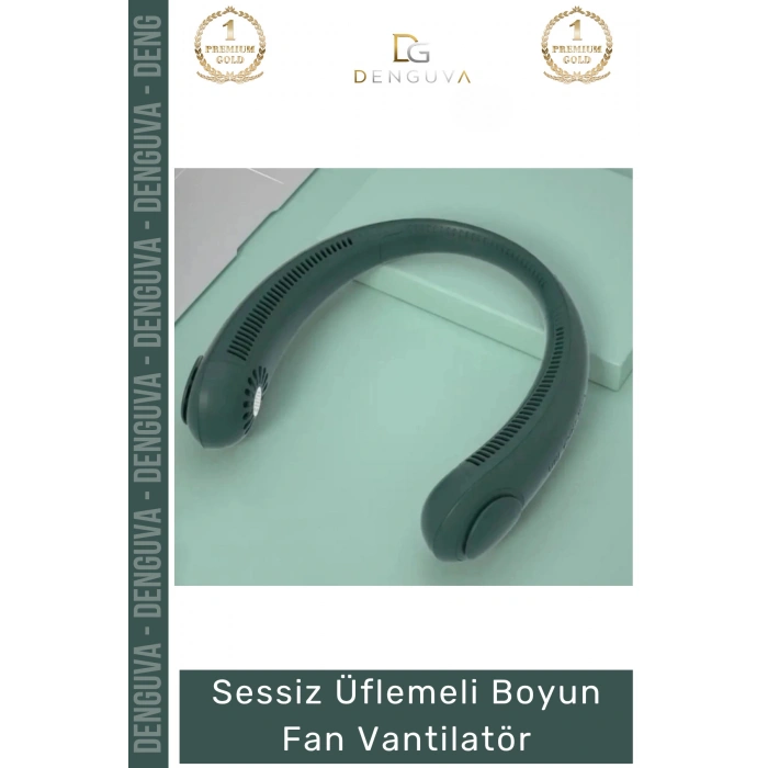 #BoyunVantilatörü Sessiz Şarjlı Taşınabilir Mini USB Giyilebilir Hava Soğutucu Üflemeli Boyun Vantilatörü