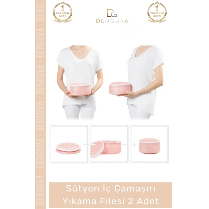 #YıkamaTorbası Hassas Çamaşır Koruyucu Fermuarlı Kaliteli Sütyen Yıkama Torbası 2li Paket 20x15cm