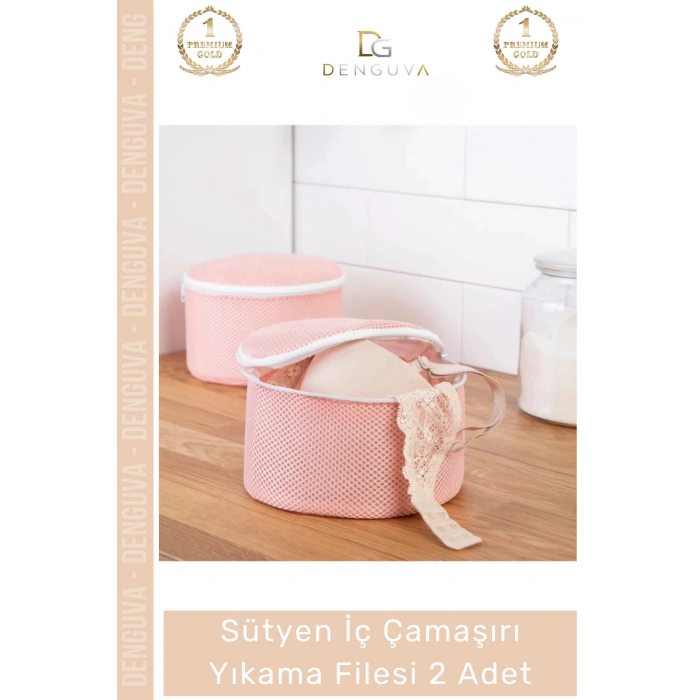 #YıkamaTorbası Hassas Çamaşır Koruyucu Fermuarlı Kaliteli Sütyen Yıkama Torbası 2li Paket 20x15cm