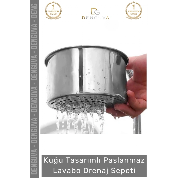 #DrenajSepeti Kuğu Tasarım Paslanmaz Çelik Mutfak Düzenleyici Asılabilen Etkili Lavabo Drenaj Sepeti