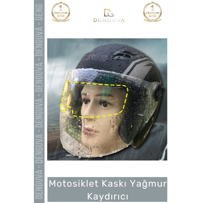 #MotosikletKaskı Motosiklet Kaskı Anti Sis Şeffaf Film Kask Su İtici Buhar Önleyici Yağmur Kaydırıcı