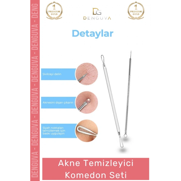 #AkneTemizleyici Siyah Nokta Giderici Cilt Bakım Seti Profesyonel Yağ Bezesi Akne Temizleyici Kutulu Komedon