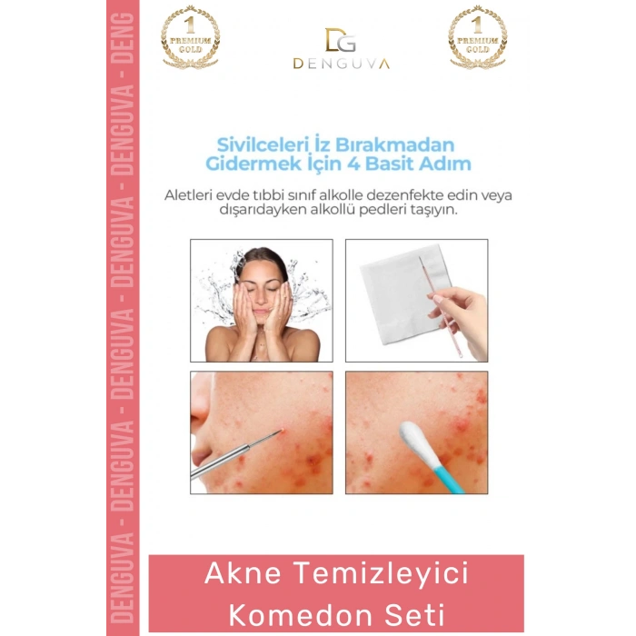 #AkneTemizleyici Siyah Nokta Giderici Cilt Bakım Seti Profesyonel Yağ Bezesi Akne Temizleyici Kutulu Komedon