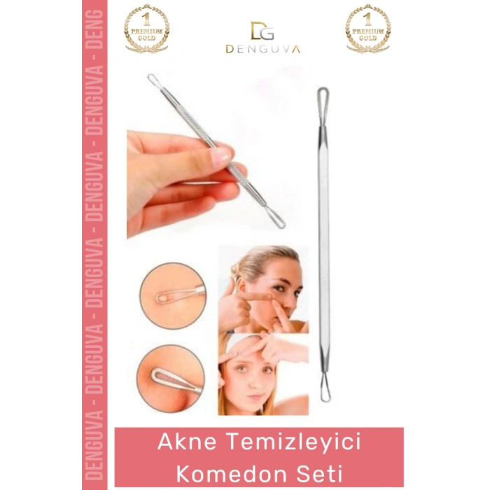 #AkneTemizleyici Siyah Nokta Giderici Cilt Bakım Seti Profesyonel Yağ Bezesi Akne Temizleyici Kutulu Komedon