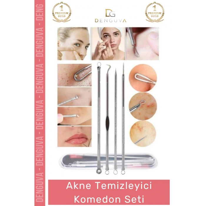 #AkneTemizleyici Siyah Nokta Giderici Cilt Bakım Seti Profesyonel Yağ Bezesi Akne Temizleyici Kutulu Komedon
