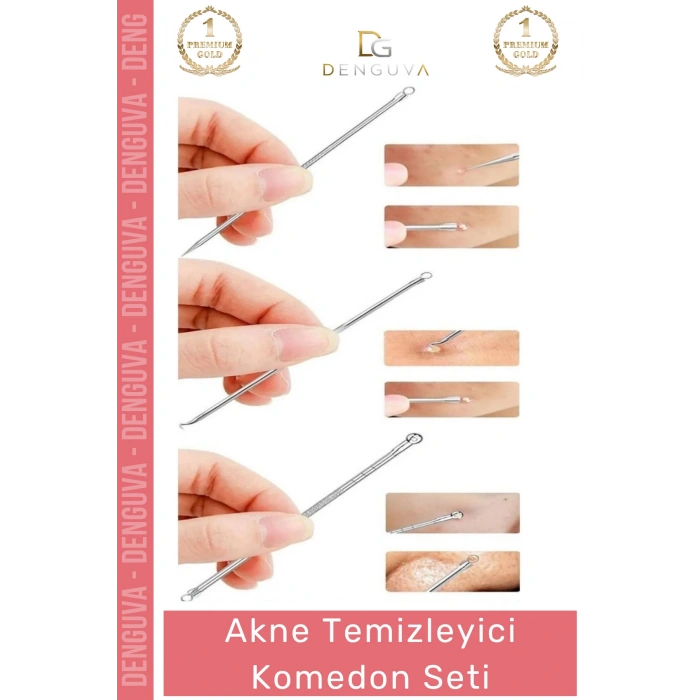 #AkneTemizleyici Siyah Nokta Giderici Cilt Bakım Seti Profesyonel Yağ Bezesi Akne Temizleyici Kutulu Komedon