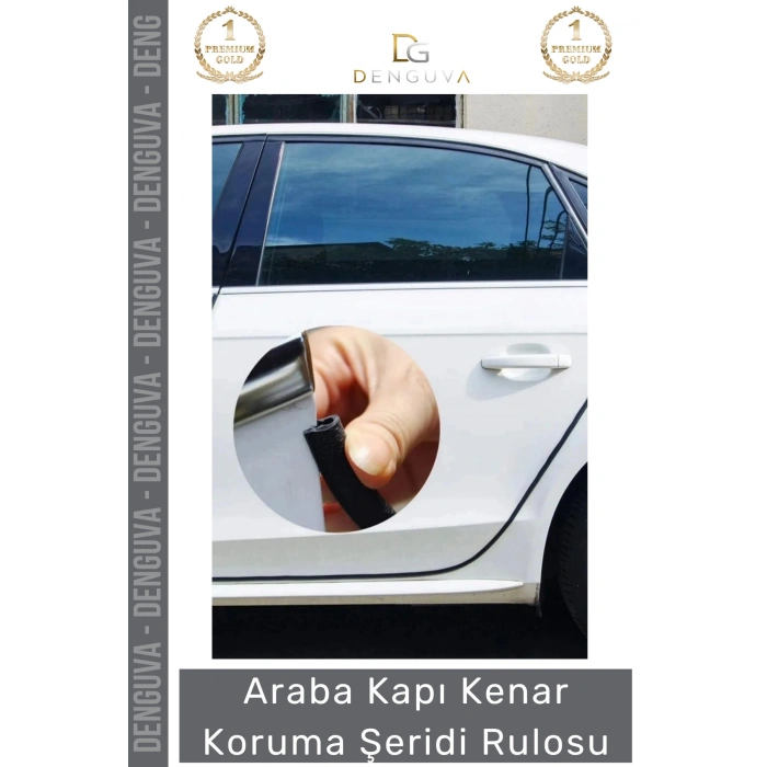 #KorumaFitili Esnek Dayanıklı Kauçuk Metal Klipsli Araç Kapı Bagaj Kenar Darbe Koruma Fitil Şeridi