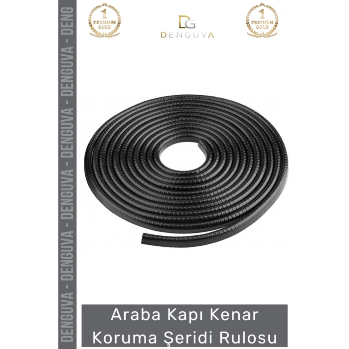 #KorumaFitili Esnek Dayanıklı Kauçuk Metal Klipsli Araç Kapı Bagaj Kenar Darbe Koruma Fitil Şeridi